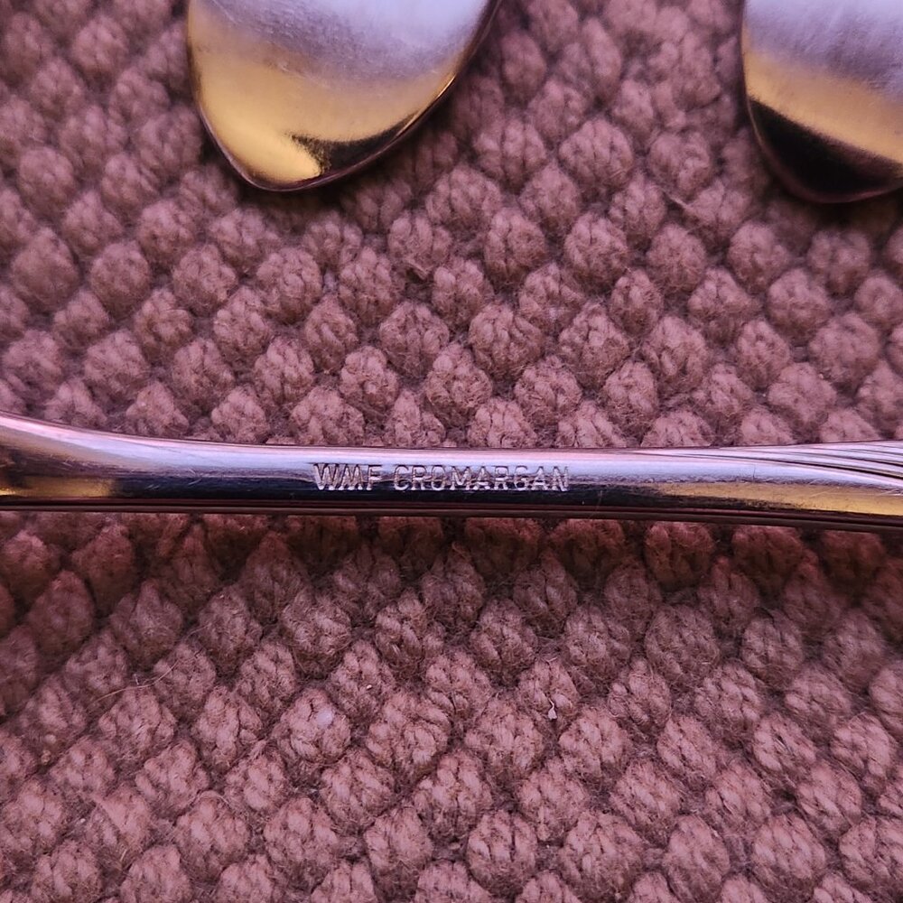 Set of 6 WMF Cromargan CHARME Table Soup Place Spoons Stainless Flatware 7 3/4" - Picture 5 of 5